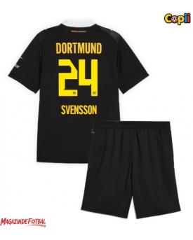 Borussia Dortmund Daniel Svensson #24 Echipament de Fotbal Replică 2026-27 Copii Deplasare (+ Șorturi)